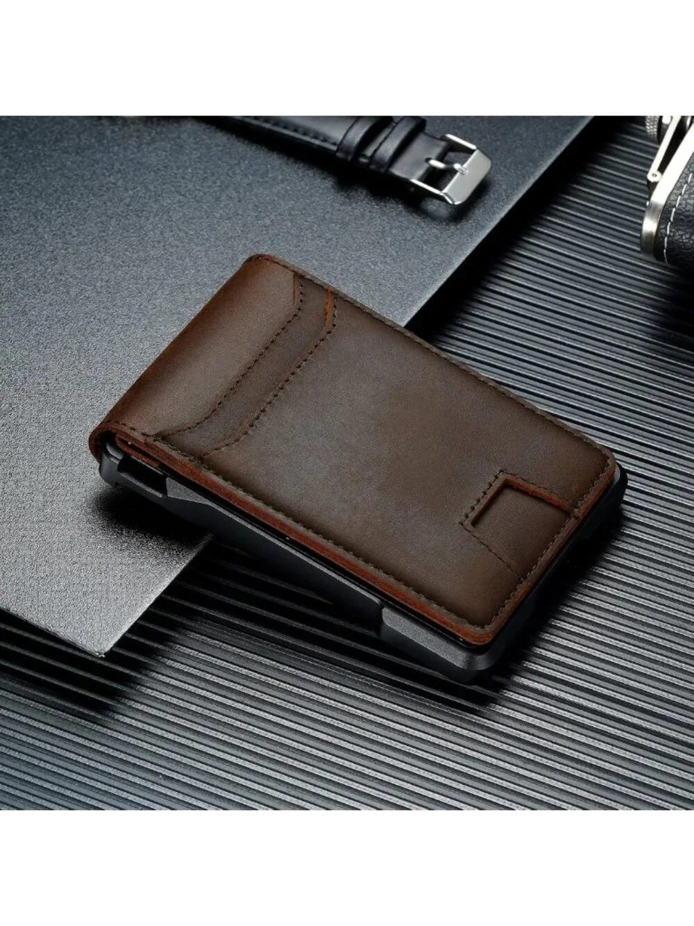 Slim RFID Genuine Leather Wallet for Men | Minimalist Smart Design, Stylish